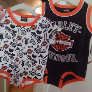 Baby Harley Davidson onzies